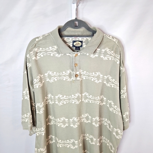 Tommy Bahama Mens Polo Light Green  Shirt Size XL - Picture 4 of 5